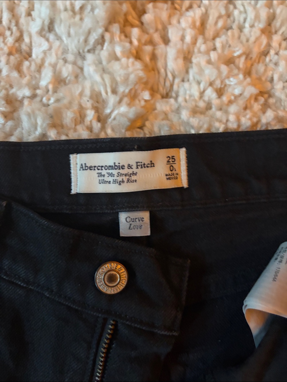 Abercrombie Curve Love Jeans 25/0 Long - Picture 2 of 4